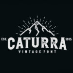 Caturra Vintage Font - Featured Image