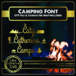 Caty Catherine Camping Font - Featured Image