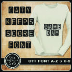 Caty Keeps Score Font - Featured Image