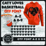 Caty Loves Basketball Font - Featured Image