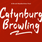 Catynburg Browling Font - Featured Image