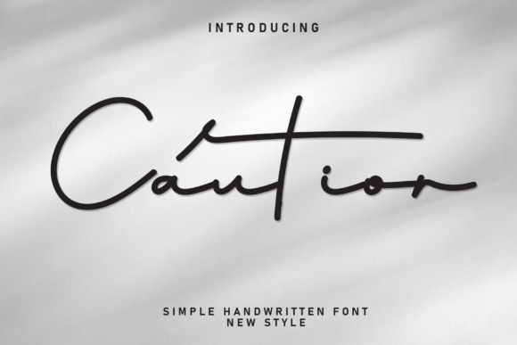 Caution Font - Featured Image