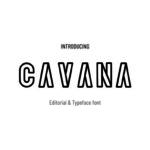 Cavana Font - Featured Image