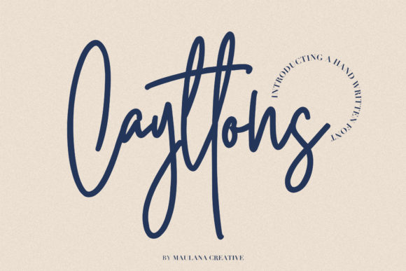 Cayttons Font - Featured Image