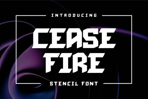 Cease Fire Font - Featured Image