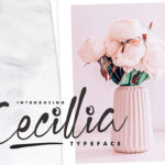 Cecilia Script Font - Featured Image