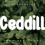 Ceddill Font - Featured Image