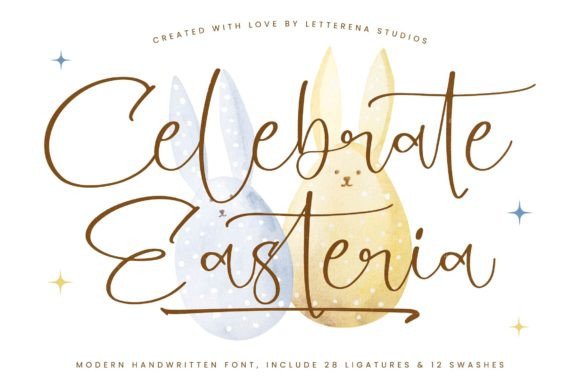 Celebrate Easteria Font - Featured Image