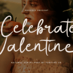Celebrate Valentine Font - Featured Image