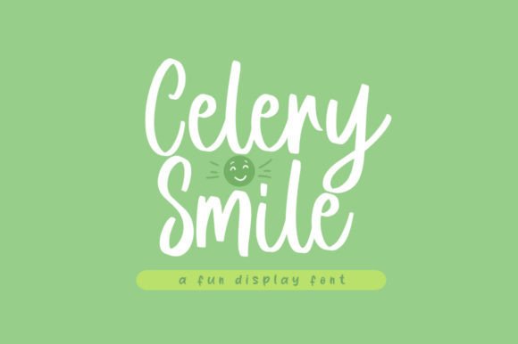Celery Smile Font - Featured Image