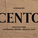 Cento Font - Featured Image