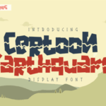 Certoon Earthquake Font - Featured Image