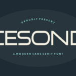 Cesond Font - Featured Image