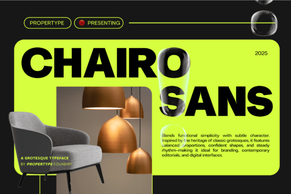 Chairo Sans Font - Featured Image