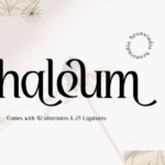 Chaleum Font - Featured Image