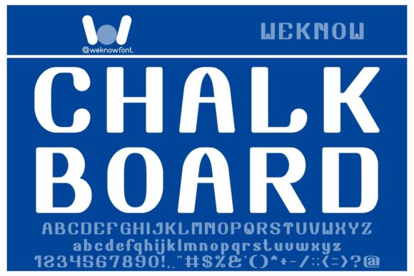 Chalk Board Font - Featured Image