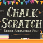 Chalk Scratch Font - Featured Image