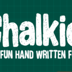 Chalkie Font - Featured Image