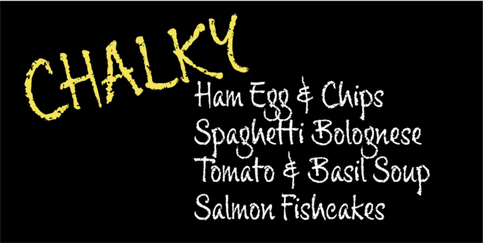 Chalky Font - Featured Image