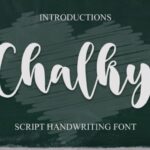 Chalky Font - Featured Image