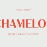 Chamelon Font - Featured Image