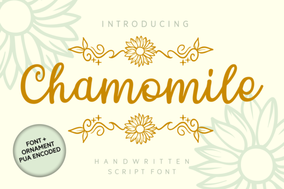 Chamomile Font - Featured Image
