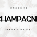 Champagne Font - Featured Image