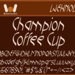 Champion Coffee Cup Font - Featured Image