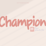 Champion Font - Featured Image