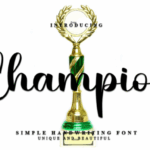 Champion Font - Featured Image