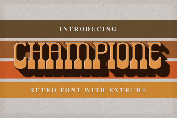 Champione Font - Featured Image