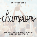 Champions Font - Featured Image