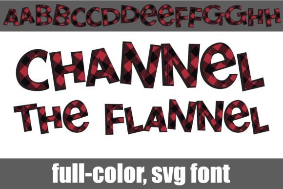 Channel the Flannel Font - Featured Image