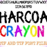 Charcoal Crayon Font - Featured Image