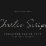 Charlie Script Font - Featured Image