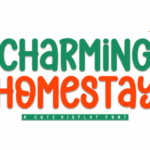 Charming Homestay Font - Featured Image