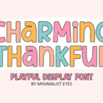 Charming Thankful Font - Featured Image
