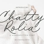 Chatty Rolia Font - Featured Image