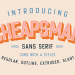 Cheapsman Font - Featured Image