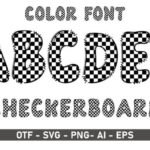 Checker Board Font - Featured Image