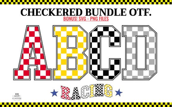 Checkered Font - Featured Image