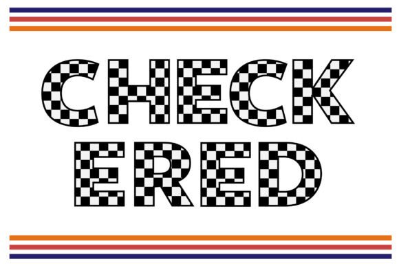 Checkered Font - Featured Image