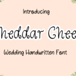 Cheddar Cheese Font - Featured Image