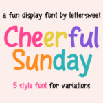 Cheerful Sunday Font - Featured Image