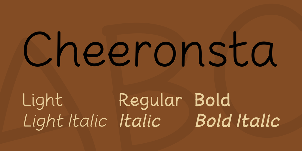 Cheeronsta Font - Featured Image