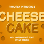 Cheese Cake Font - Featured Image