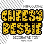 Cheesy Bestie Font - Featured Image