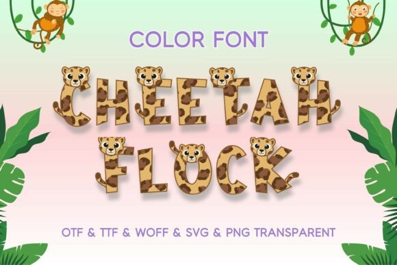 Cheetah Flock Font - Featured Image