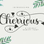 Cherrious Script Font - Featured Image
