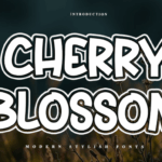 Cherry Blossom Font - Featured Image